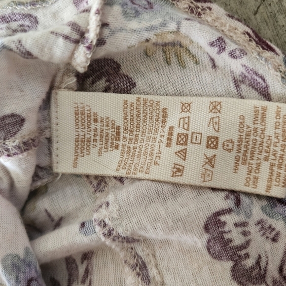 Free People Escapades Floral Print Tee. - Picture 6 of 6